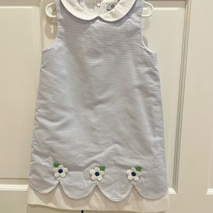 Florence Eiseman Ottoman Dress, Blue, Size 6